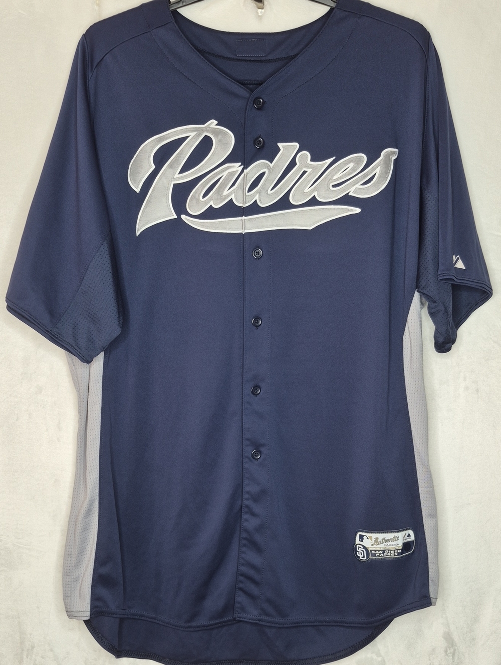 Majestic San Diego Padres Volquez #37 Jersey Size 52 XL Authentic